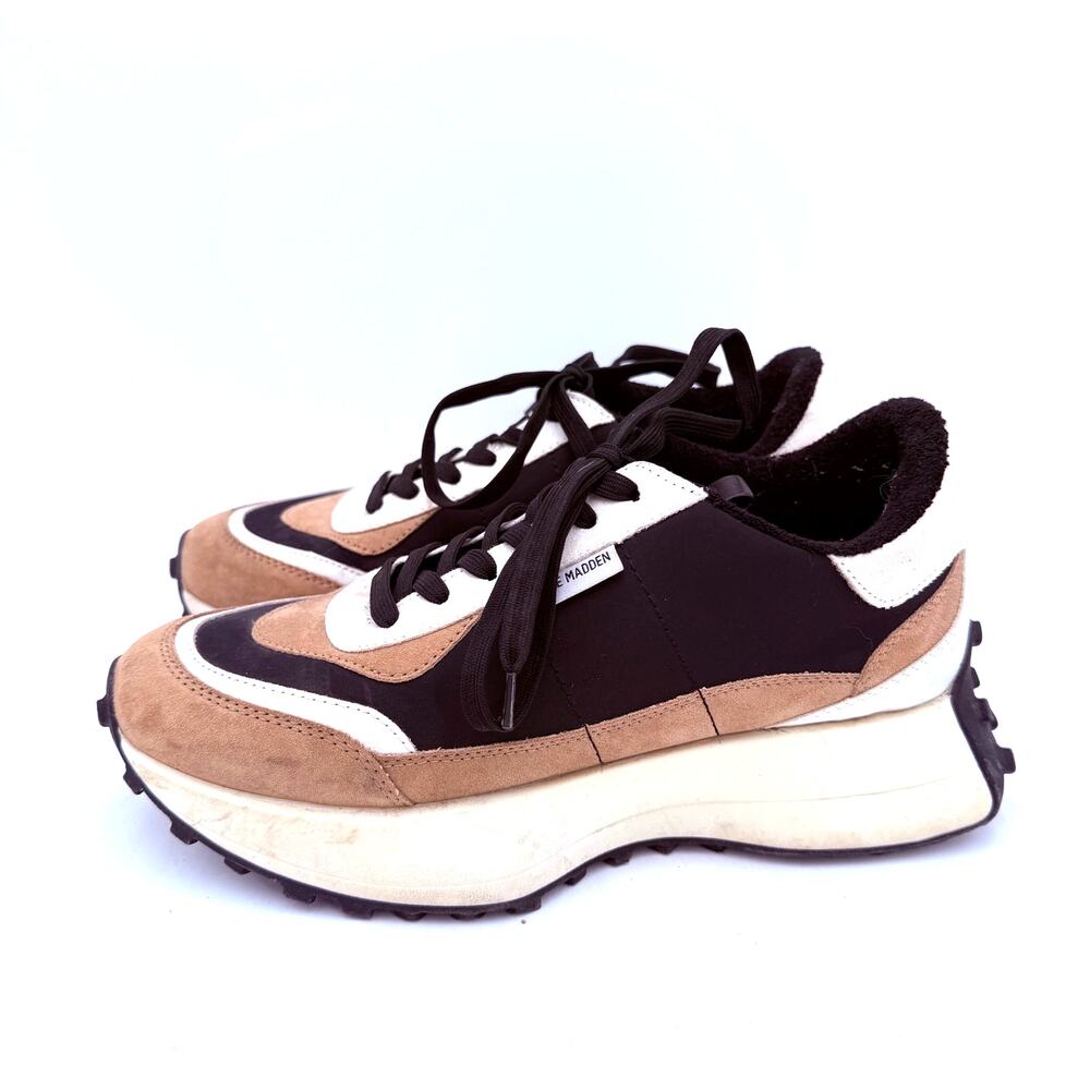 Steve Madden Women's Diversion Platform Sneakers Size 9.5 - Picture 4 of 8